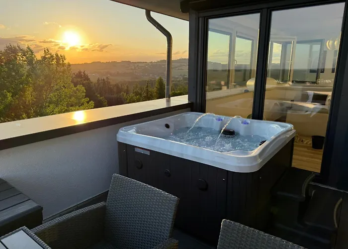 Appartement Penthouse Mit Sauna, Jacuzzi & Tischkicker Bergneustadt